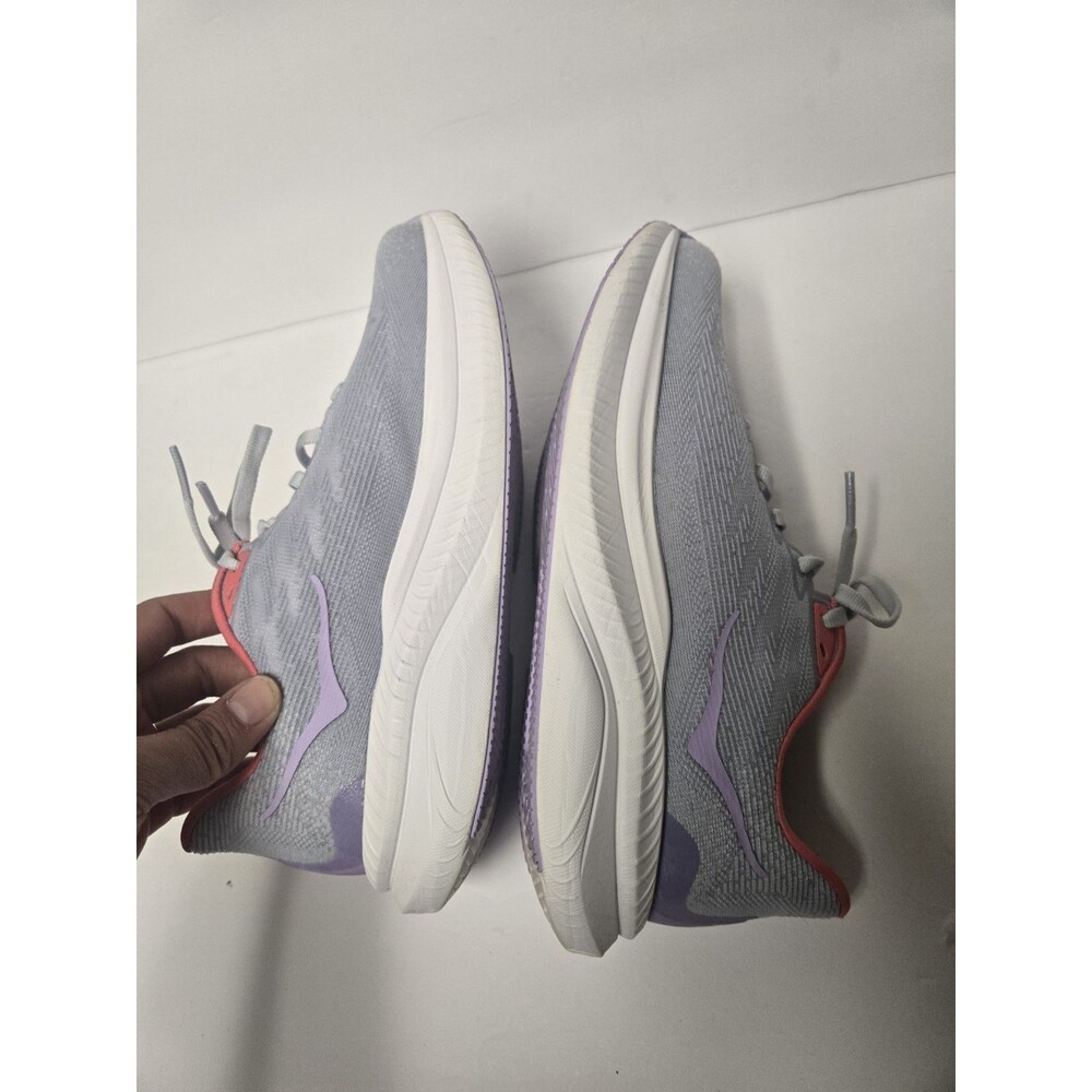 $140 Hoka Mach 6 Running Shoe (Women) Size 7.5 Gray Pink EUC - Picture 8 of 10